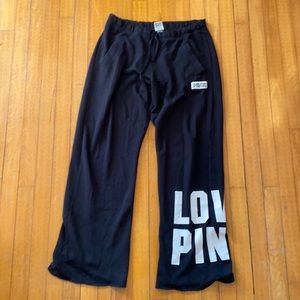 Victoria Secret PINK boyfriend sweatpants black